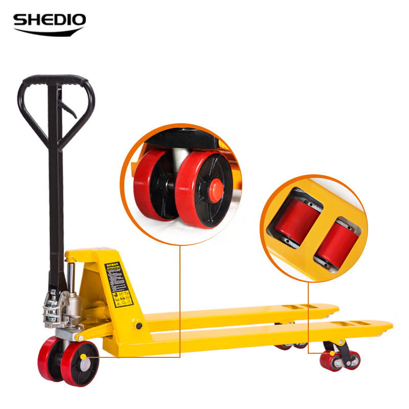 晟雕地牛叉车手动叉车液压搬运车托盘铲车升降车油压车ac2吨685mmpu轮