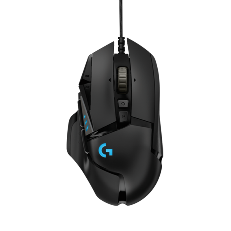 罗技（G）G502 HERO主宰者有线鼠标 游戏鼠标 HERO引擎 RGB鼠标 电竞鼠标 25600DPI