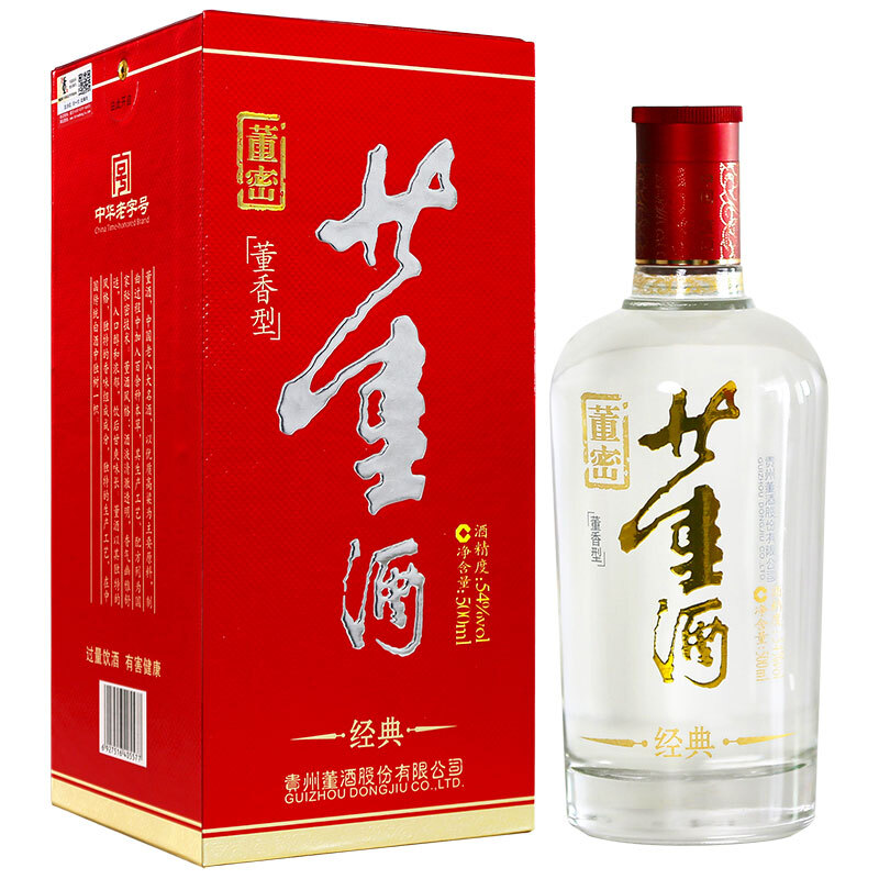 董酒 红色经典 董香型白酒 54度 500ml