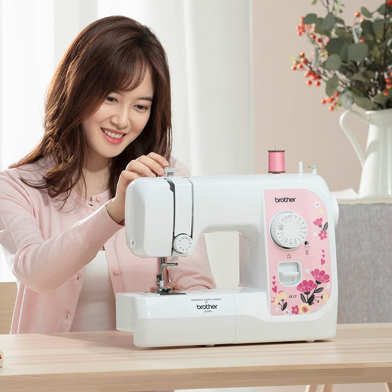 兄弟(brother)ja001升级款jx17家用电动缝纫机多功能带锁边小型迷你吃