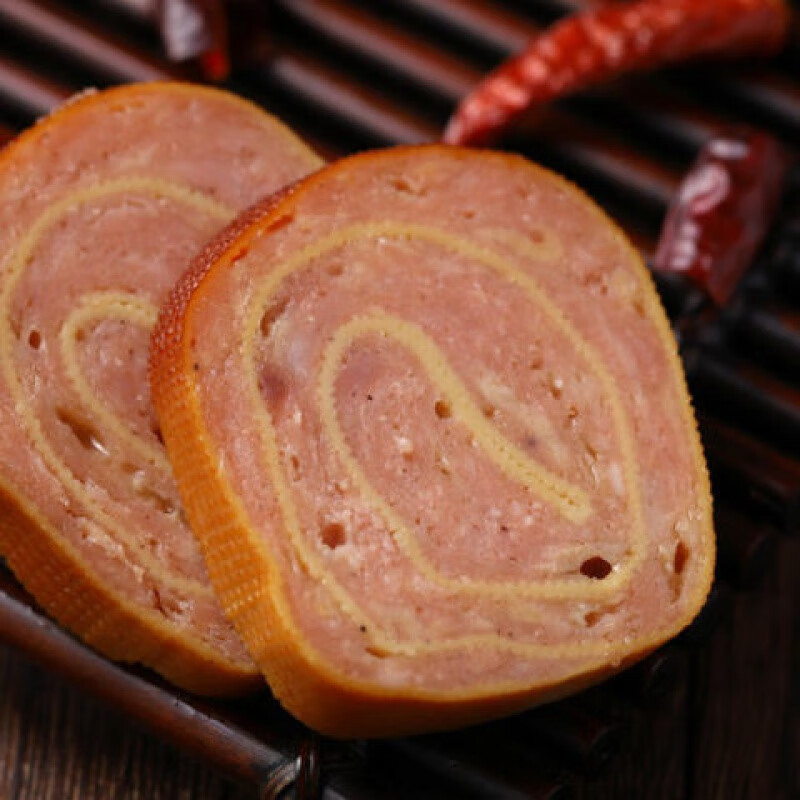 橙伯乐网红同款东北熏豆腐肉卷千子豆皮夹馅肉卷干豆腐肉卷零食东北