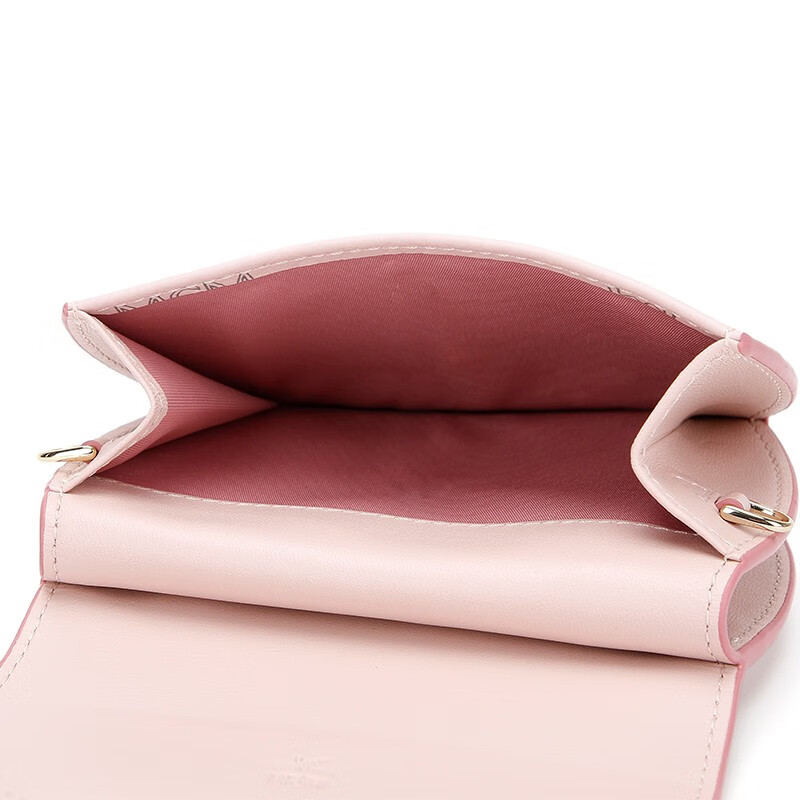 mcm女士patriciavisetos系列粉色人造革小号钱包