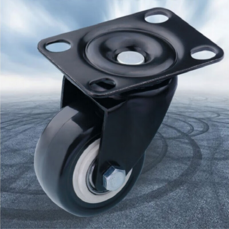 15寸万向轮轮子23重型带刹车定向尼龙脚轮小滑轮手推车拖车2寸组合2