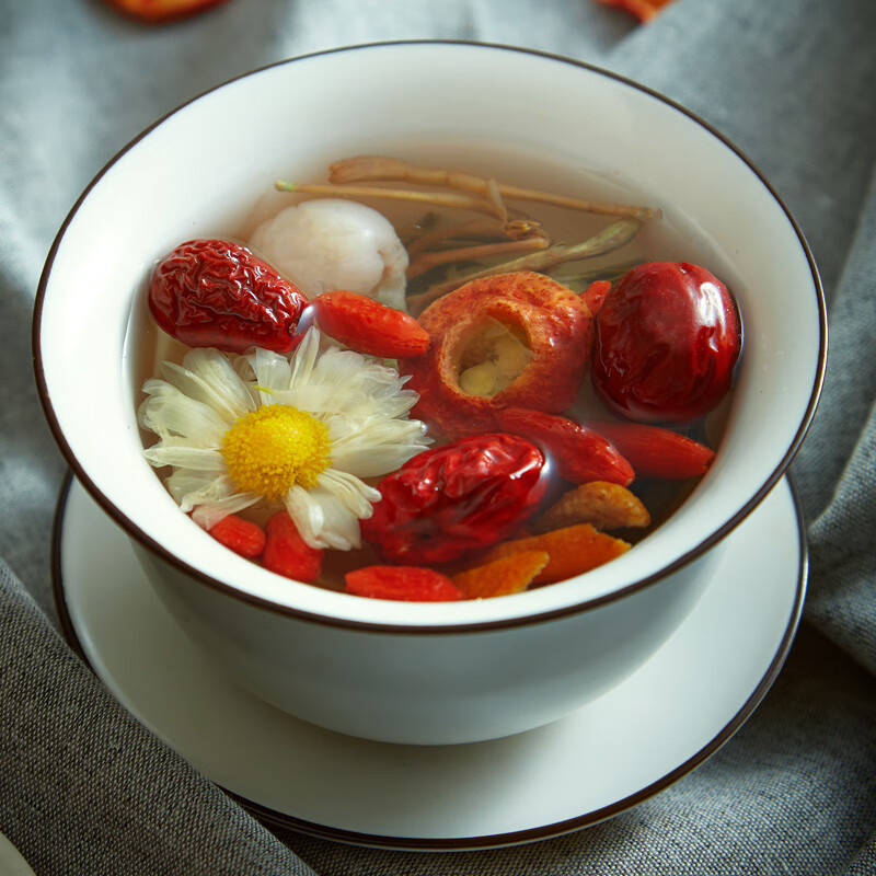 忆江南 茶叶 花茶花草茶 桂圆红枣 八宝茶 组合装三袋 540g