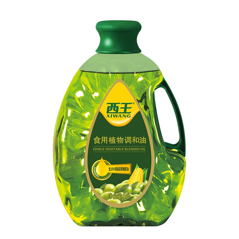 西王食用植物调和油5l 添加10%特级初榨橄榄油 *2件