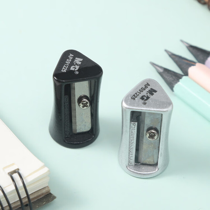 晨光  金属转笔刀  颜色随机 APS91225 5个装