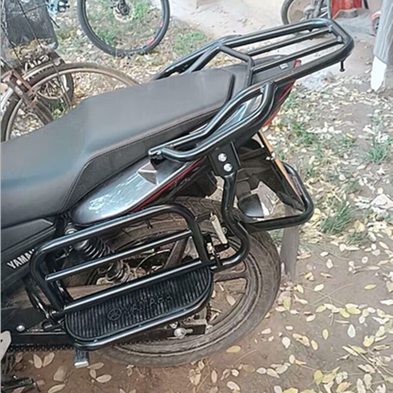 适用于雅马哈飞致ys150后货架改装配件125侧翻大踏板货架 摩托车 黑色