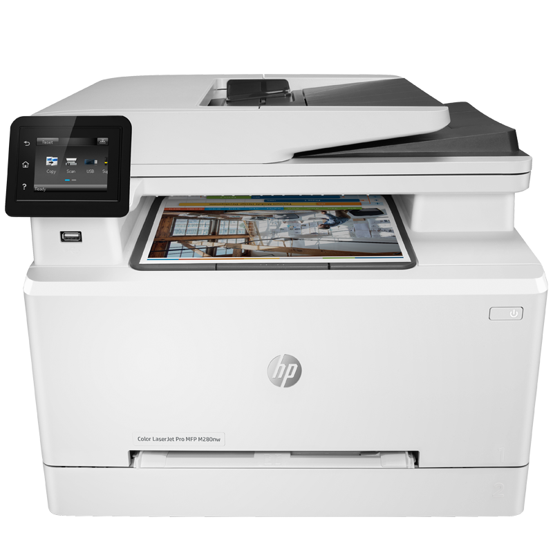 惠普（HP）M280nw彩色激光多功能一体机 无线打印复印扫描 支持有线 快速打印商用办公