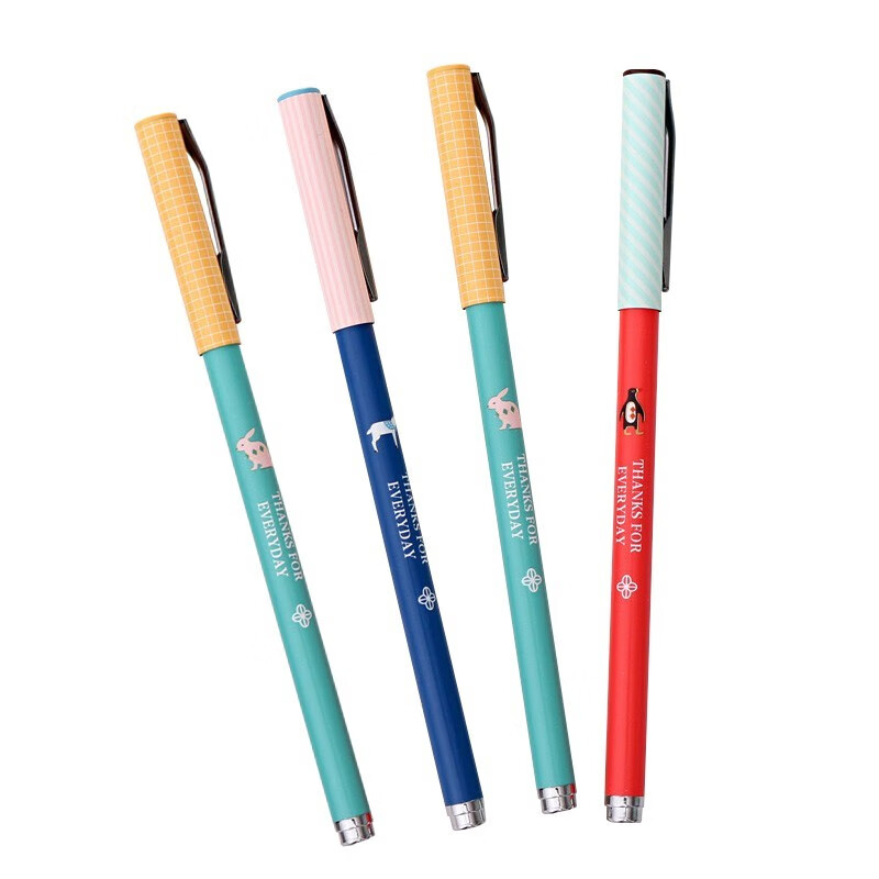 晨光(m&g)初色金属系列金属质感可爱签字中性水性笔 黑色 agpw