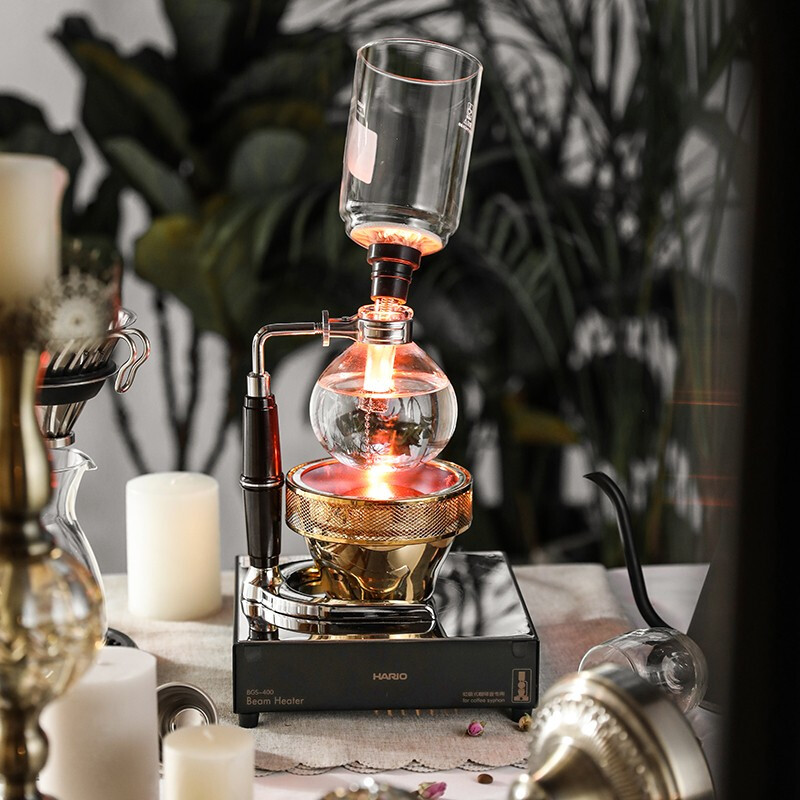 hario日本原装进口虹吸壶 虹吸赛风式咖啡壶套装家用咖啡器具tca