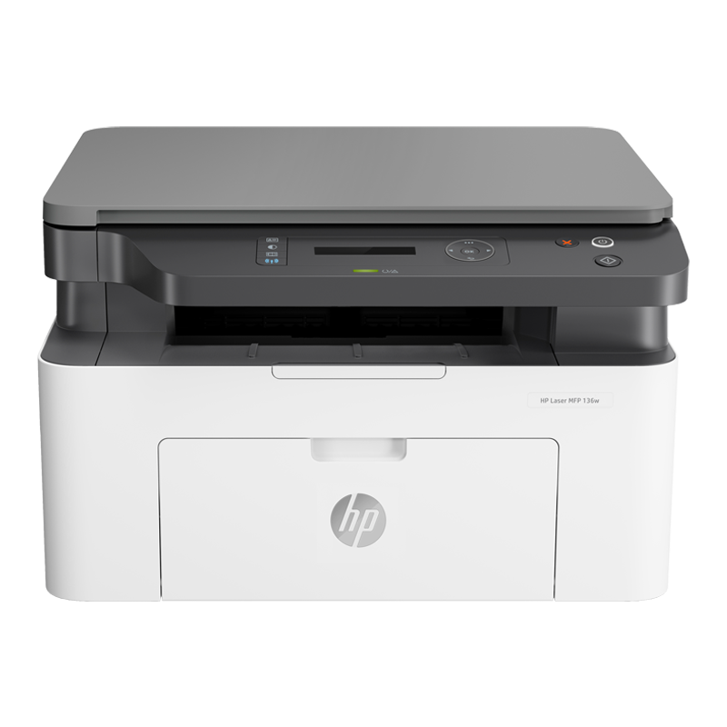 惠普（HP）136w 黑白激光打印机多功能家用三合一打印机 复印扫描无线版（锐系列）