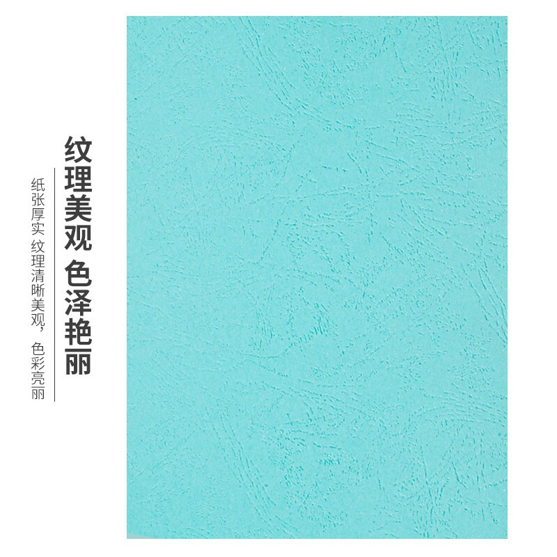 天章(TANGO)A3++凹凸皮纹纸/压纹纸/封面纸/云彩纸/封皮纸 彩色卡纸标书封面 浅蓝色210g 100张/包