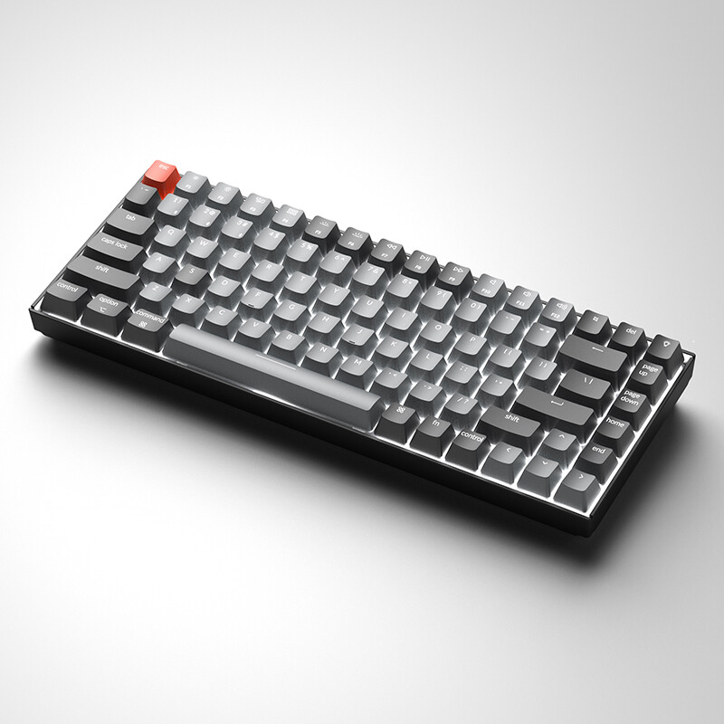 京东京造 k2蓝牙双模机械键盘 84键背光红轴无线键盘 mac/ipad键盘