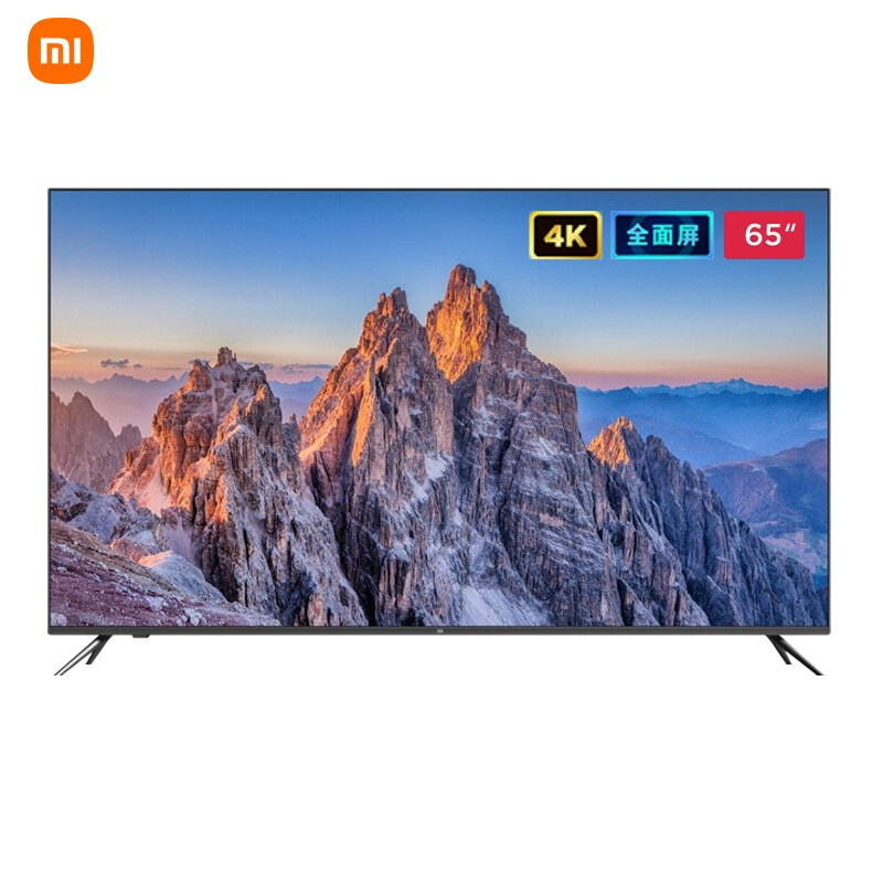 小米电视 E65X 65英寸 全面屏 4K HDR超高清 蓝牙语音遥控 2.4G/5G 内置小爱同学智能网络教育电视L65M5-EA