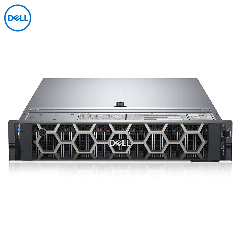 戴爾（DELL） PowerEdge R740 2U機架式服務器虛擬化主機 1*銅牌3204 6核心6線程 16G內存/2*2TB SAS/H330