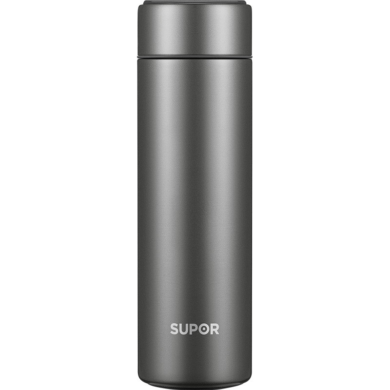 苏泊尔supor保温杯纯钛内胆智能茶杯男士商务水杯大容量办公室车载
