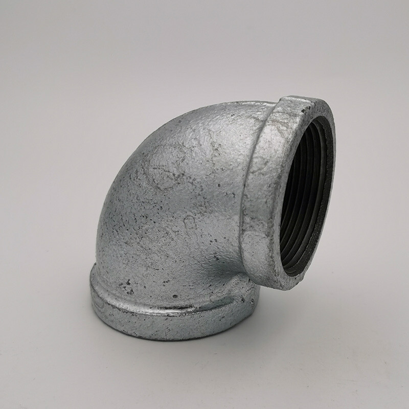 90度内丝弯头玛钢管件铸铁4分6分1寸丝扣dn152025324050中标dn6525寸