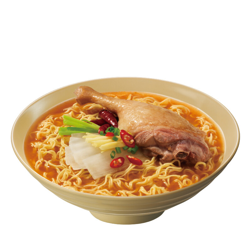 五谷道场 非油炸方便面 酸汤老鸭面101gx12碗装泡面整箱 双层防烫 可