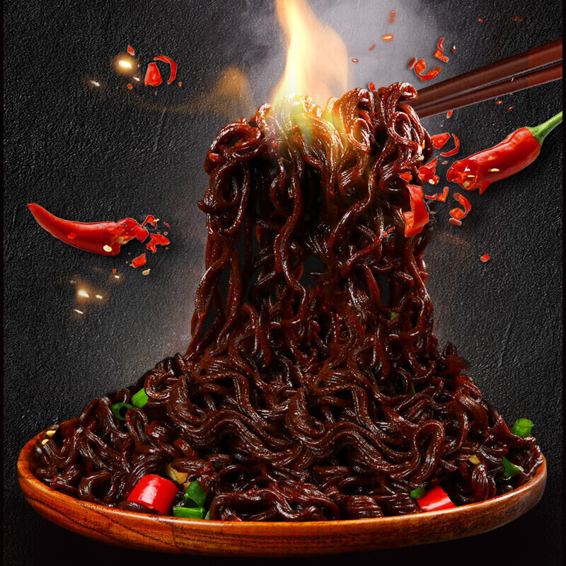 鬼椒面124桶魔鬼椒面魔鬼拌面断魂方便面泡面火鸡面超辣变态马来桶装