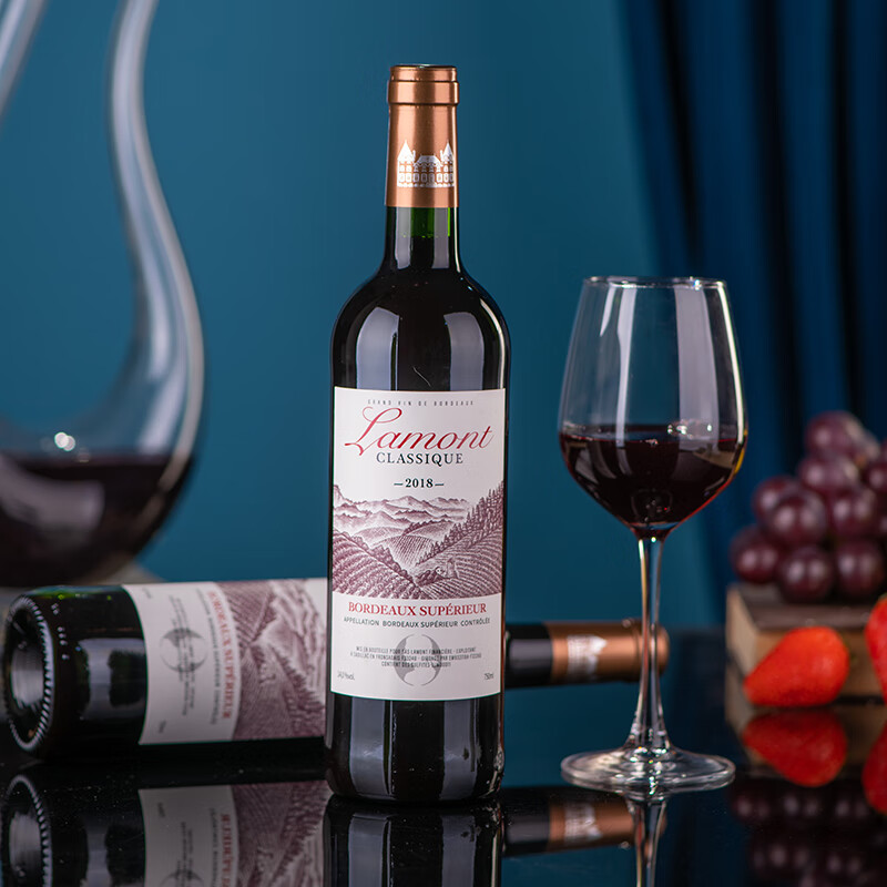 拉蒙 经典超级波尔多 750ml*2瓶 礼盒装 法国原瓶进口红酒波尔多aoc