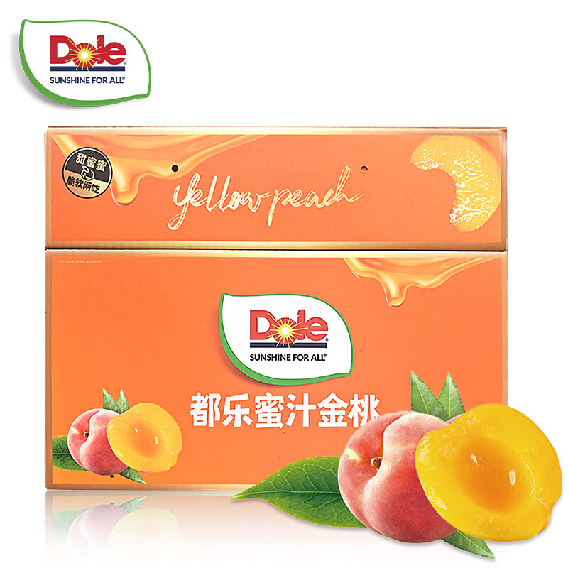 Dole 都乐 蜜汁金桃3斤装/9-12粒装