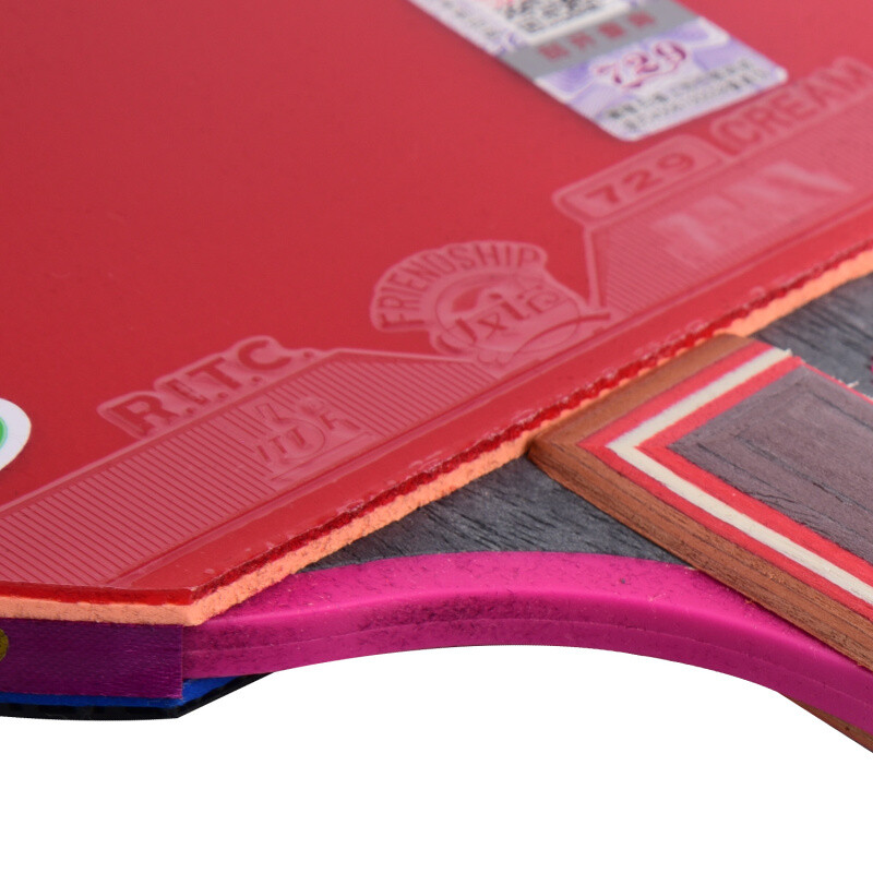 友谊729 乒乓球拍横拍长柄单只 2060s专业级兵乓球拍单拍赠拍套 球 *2