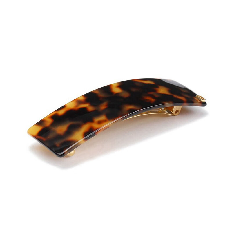 法国亚历山大发夹alexandre de paris经典简约款8公分夹子马尾夹发饰