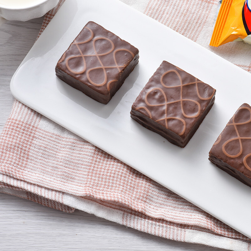 orion 好丽友 营养早餐点心零食 下午茶 q蒂摩卡巧克力味12枚336g/盒