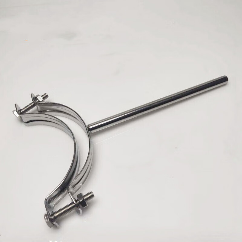 反应器夹具开口反应釜配件卡箍不锈钢夹子烧瓶珐兰夹卡子抱箍颈部定制