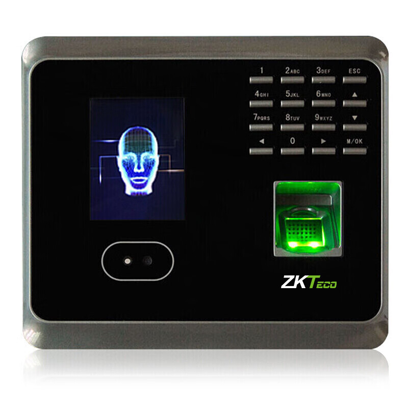ZKTeco/熵基科技UF100plus-S 人脸指纹考勤机 WIFI传输 高速识别打卡机 自助报表