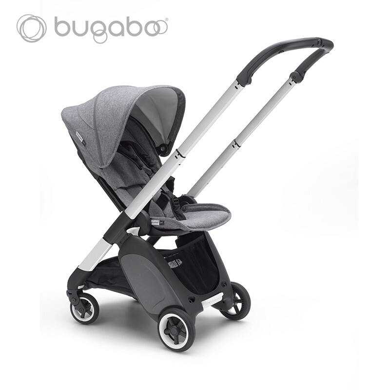 bugabooant博格步轻便婴儿推车多功能可登机双向推行反向可平躺黑架