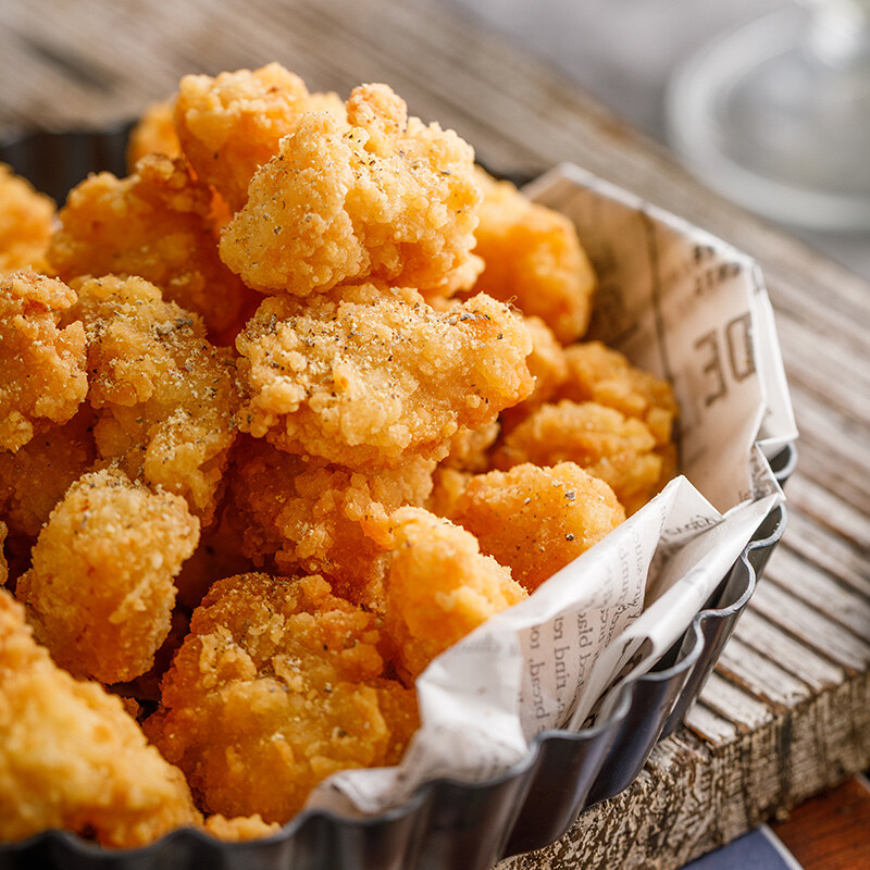 凤祥食品油炸鸡肉鸡块速冻半成品食材烧烤食材鸡米花500g3袋