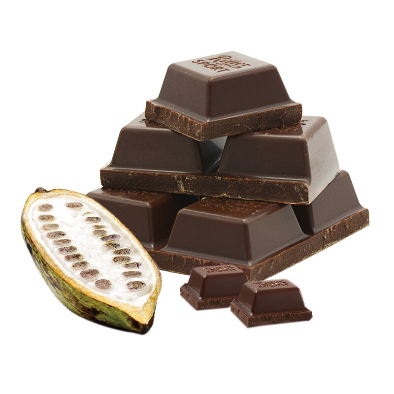 德国进口rittersport瑞特斯波德黑巧克力100g *3件