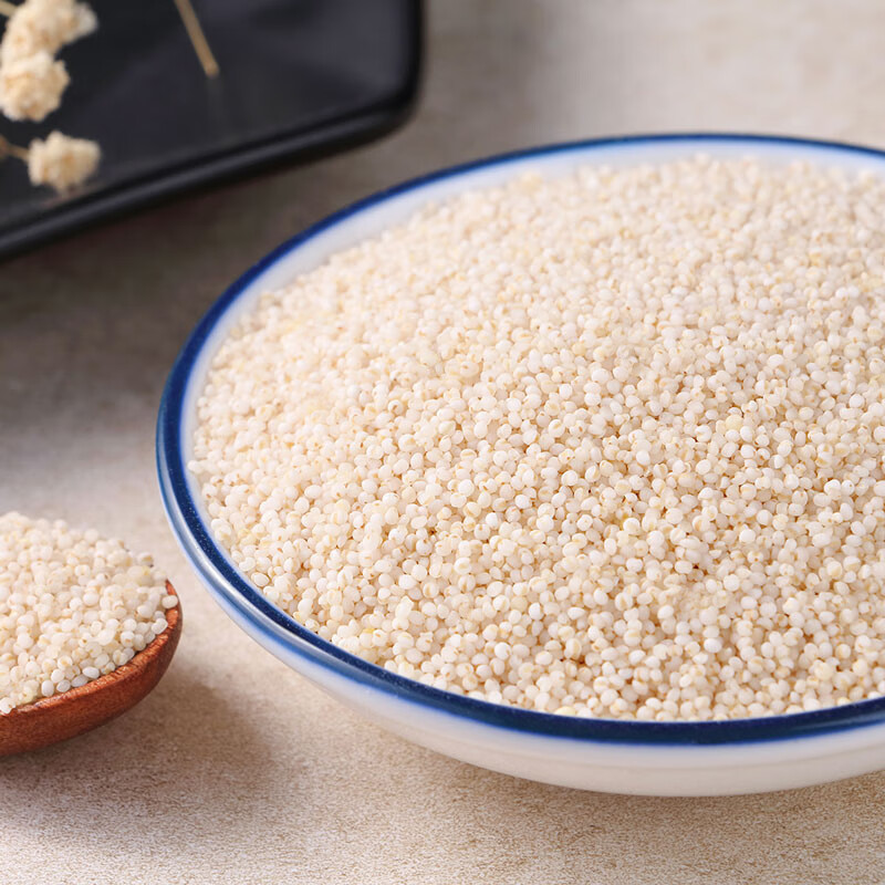 十月稻田 白小米( 月子米 小米粥 五谷杂粮 粗粮 真空装 粥米伴侣)1kg