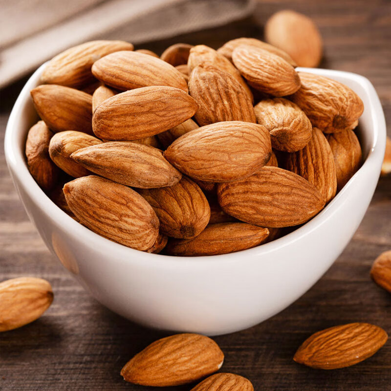 天虹牌坚果炒货巴旦木仁原味480g无壳扁桃仁巴坦木干果孕妇坚果零食