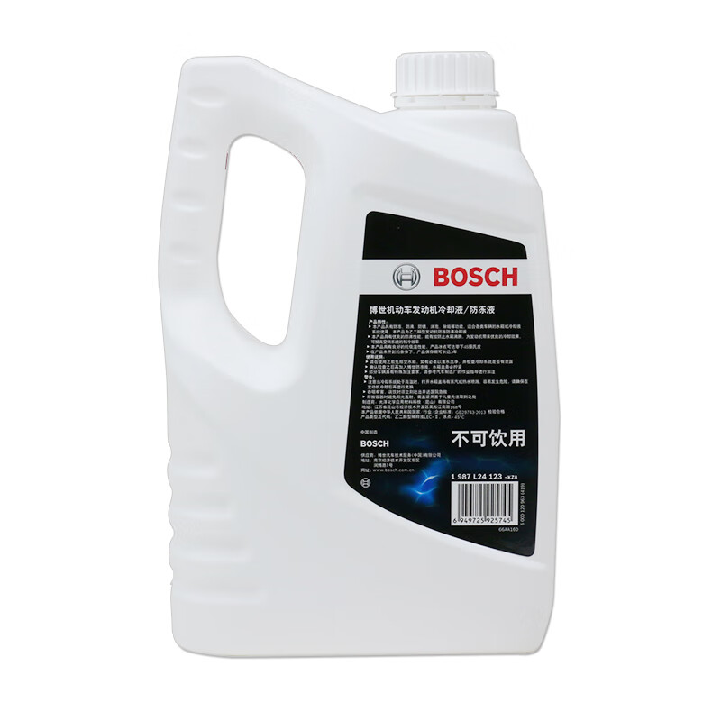 博世（BOSCH）汽车发动机通用水箱防冻液/冷却液/冷却水 冰点-45℃ 4L（绿色）