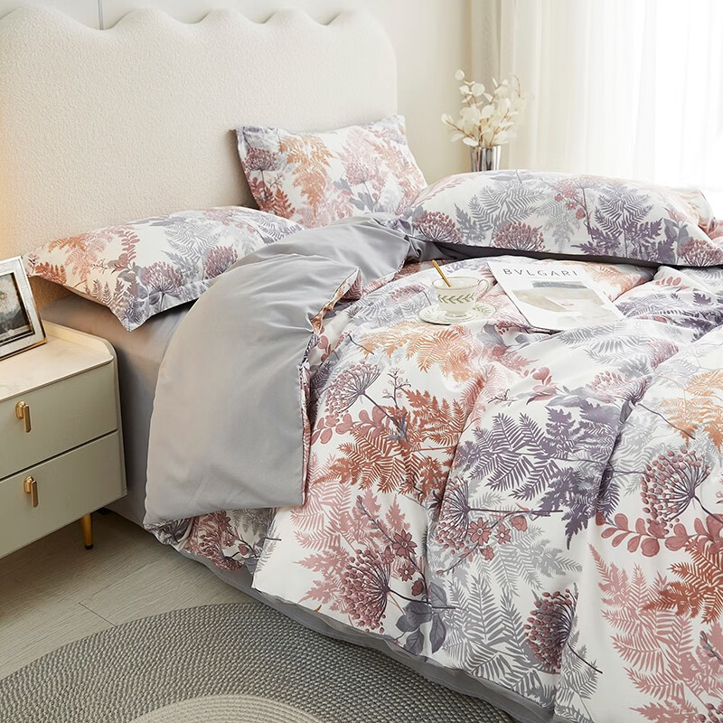 唐纳家纺 生态棉四件套枝繁叶茂tn-kt23023,壹品星选