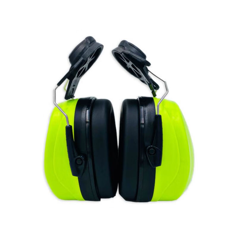耐呗斯（NABES）NBS32E09 听力防护耳罩 挂安全帽式耳罩  （荧光绿）1副
