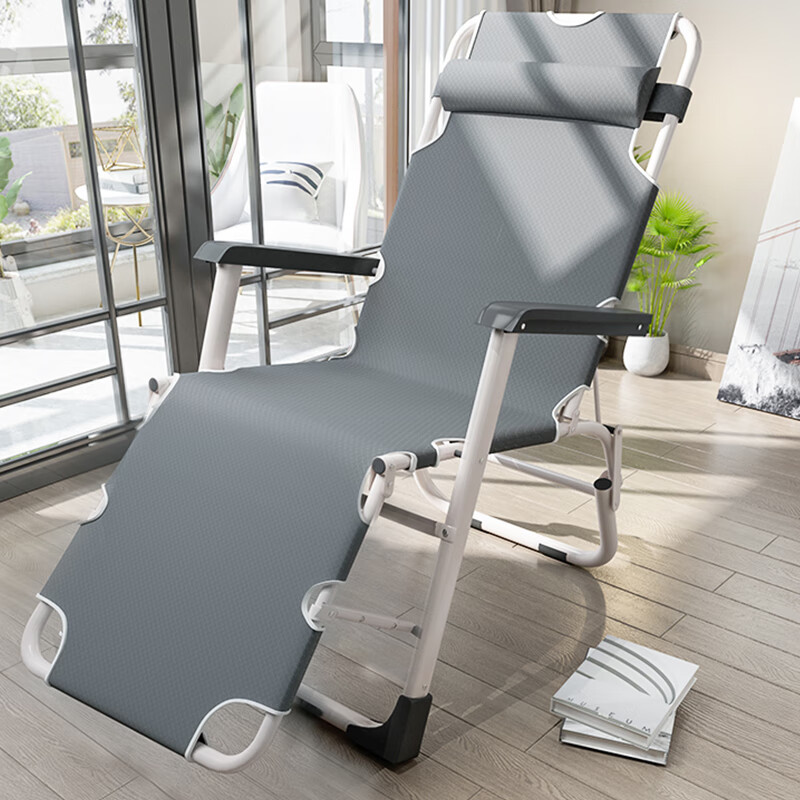 折叠椅凳便携桌椅床办公室躺椅折叠午休椅沙滩懒人椅午睡床靠背椅睡椅