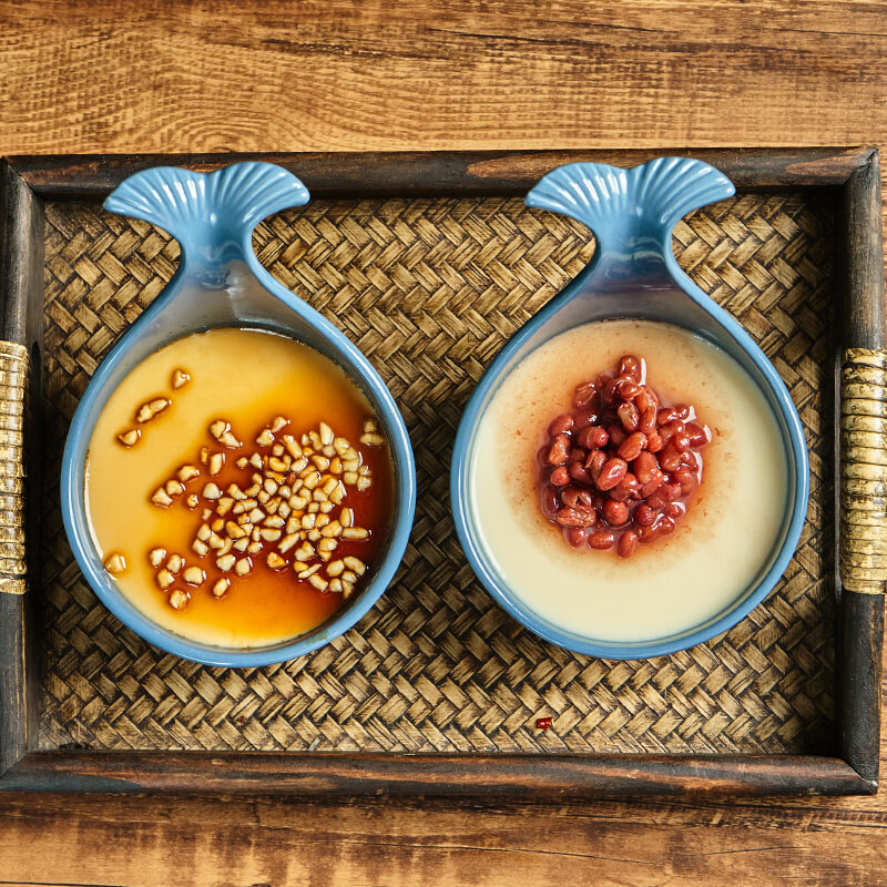 古早味豆花粉 600g 新加坡老伴免煮焦糖豆花布丁粉豆乳布丁火锅甜品