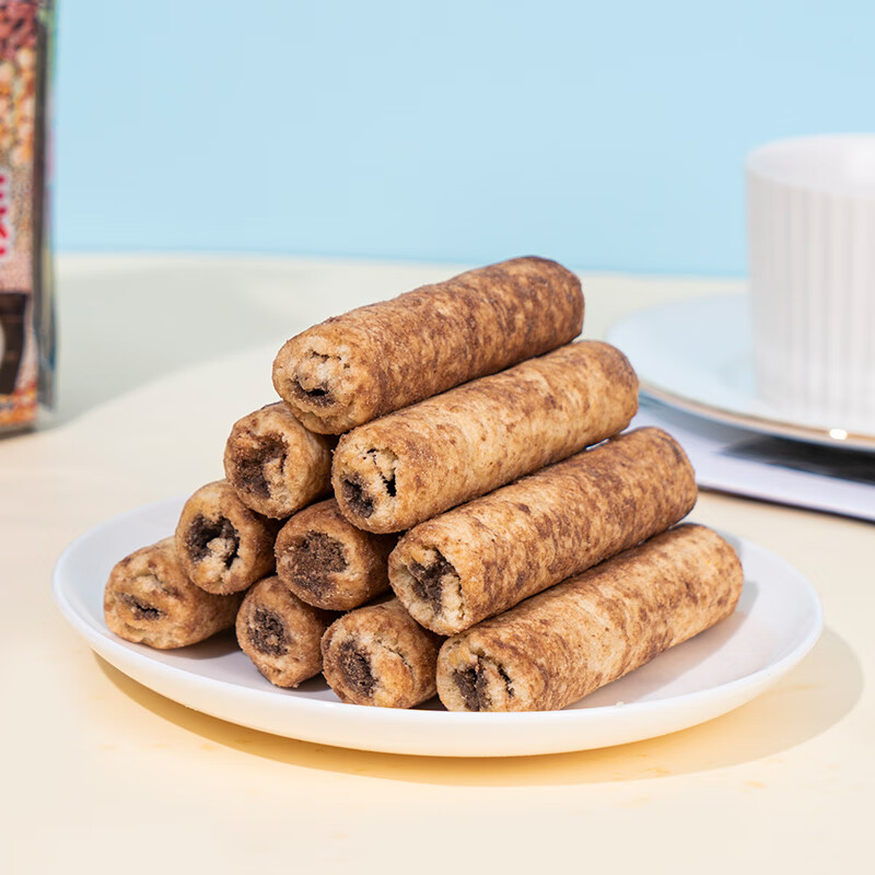 中国台湾 北田能量99棒巧克力夹心口味 袋装180g 办公室零食休闲零食