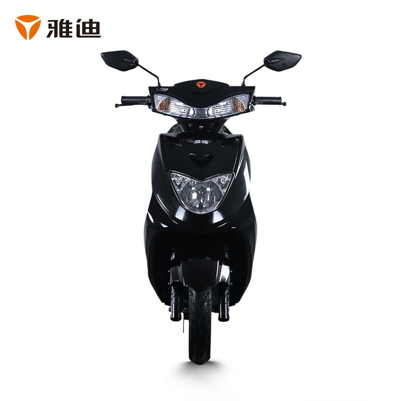 雅迪yadea新款豪战电动车60v石墨烯电池豪华电摩时尚代步电动轻便摩托