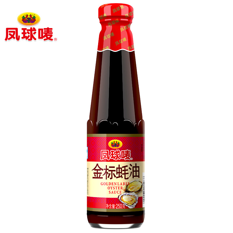 凤球唛 金标蚝油 烧烤提鲜炒菜调味鲜香蚝味耗油250g