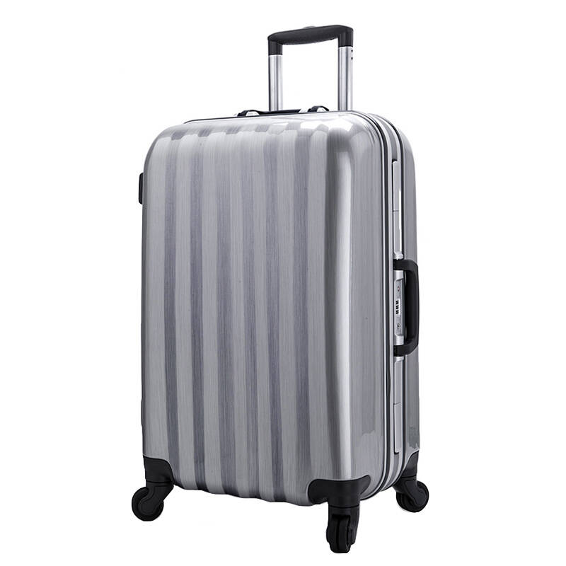 天奴诗顿万向轮拉杆箱旅行箱行李箱 拉丝银 28寸