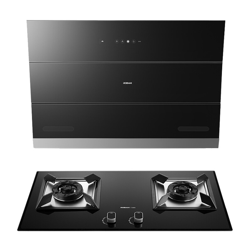 老板(robam) 19立方爆炒侧吸式抽油烟机燃气灶具套装27a3 58b5