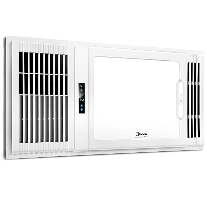 美的( midea)zs21b1多功能风暖浴霸温度显示智能轻触开关适用集成吊顶