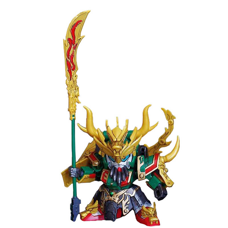 万代 高达模型 sd敢达真三国传 q版 bb敢达 刘备/关羽/张飞 64248关羽