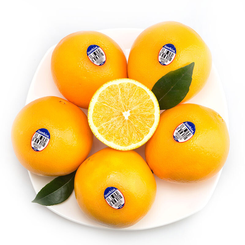 新奇士sunkist 美国进口脐橙 橙子 12个装 单果重约160-190g 新鲜水果