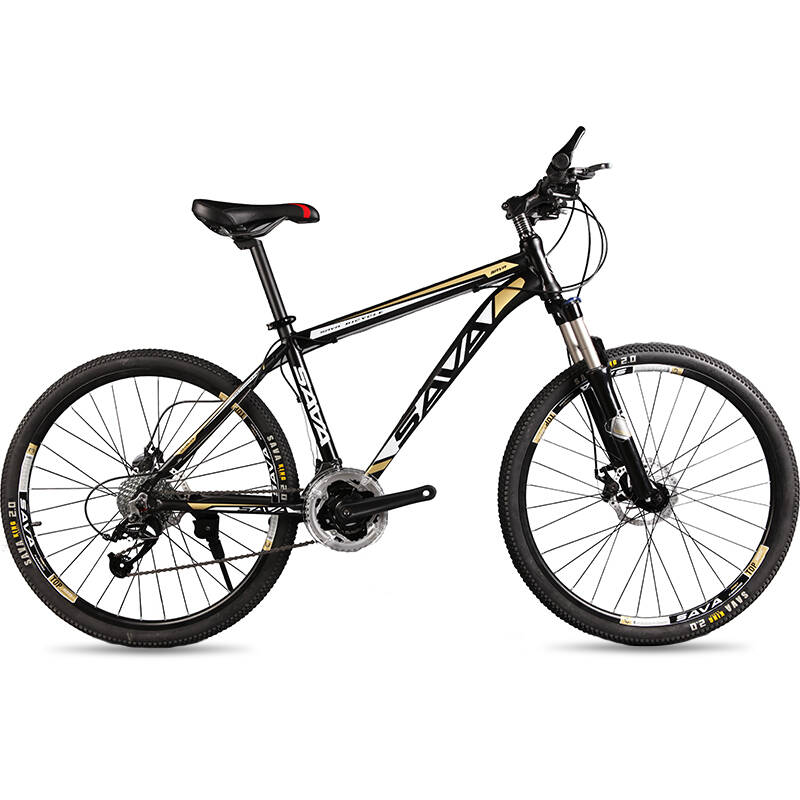 sava萨瓦27速26寸铝合金山地车自行车 单车锁死前叉 27速黑金至尊碟刹