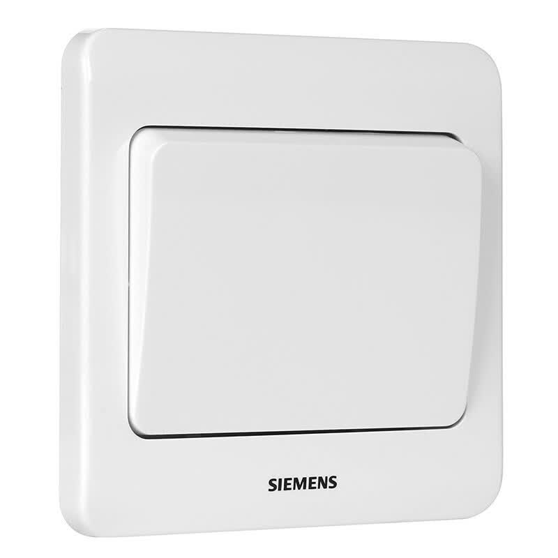 西门子(siemens)开关插座面板  远景系列  一开单控带荧光开关10支装5